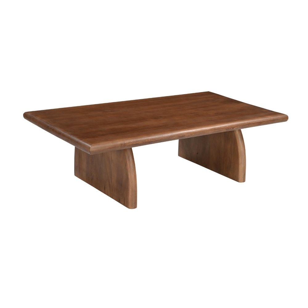 Mango Wood Brown Coffee Table - Image 1