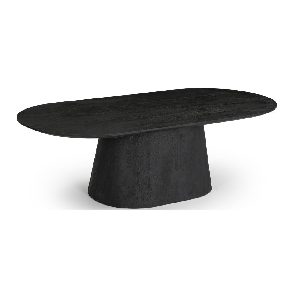 Black Sandblasted Dining Table - Image 1