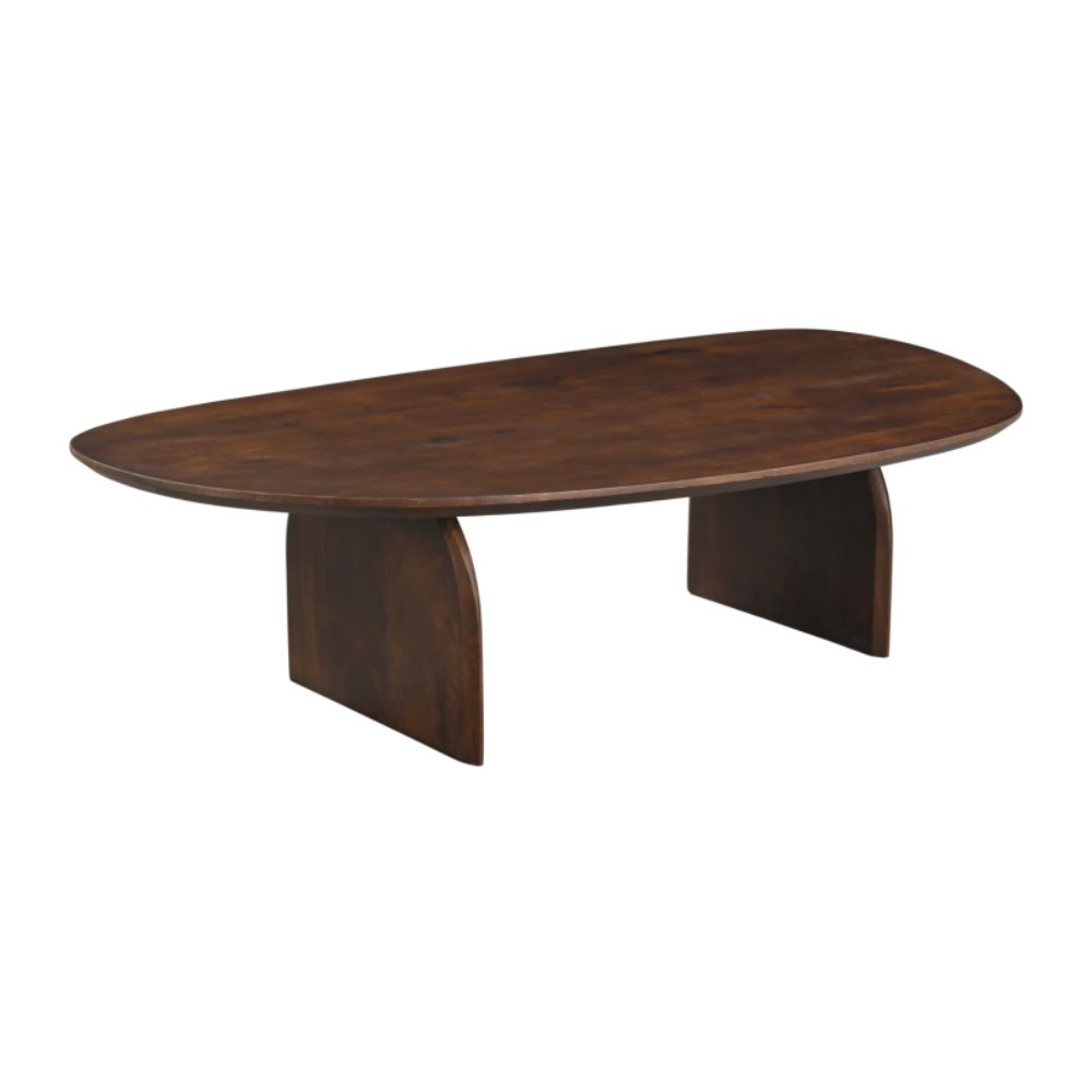 Mango Wood Brown Coffee Table - Image 1