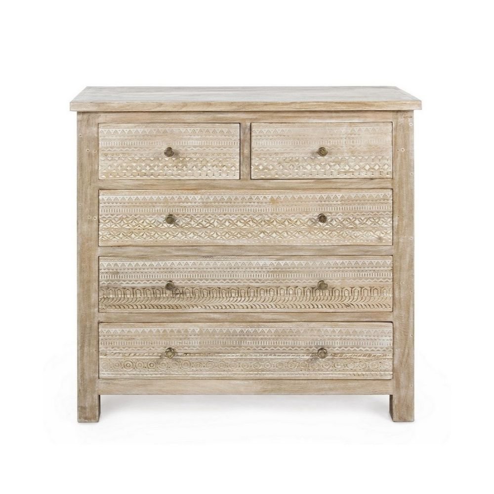 Carving Chest of Drawers - Image 1